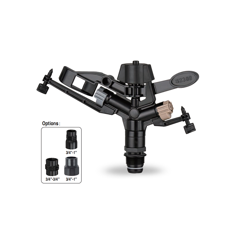 DC-MS2308 Rotary Impact Irigation Field Orchard Impact Sprinkler med dugdyser